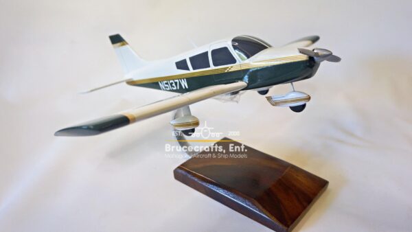 Piper PA-28 Cherokee with detailed craftsmanship.